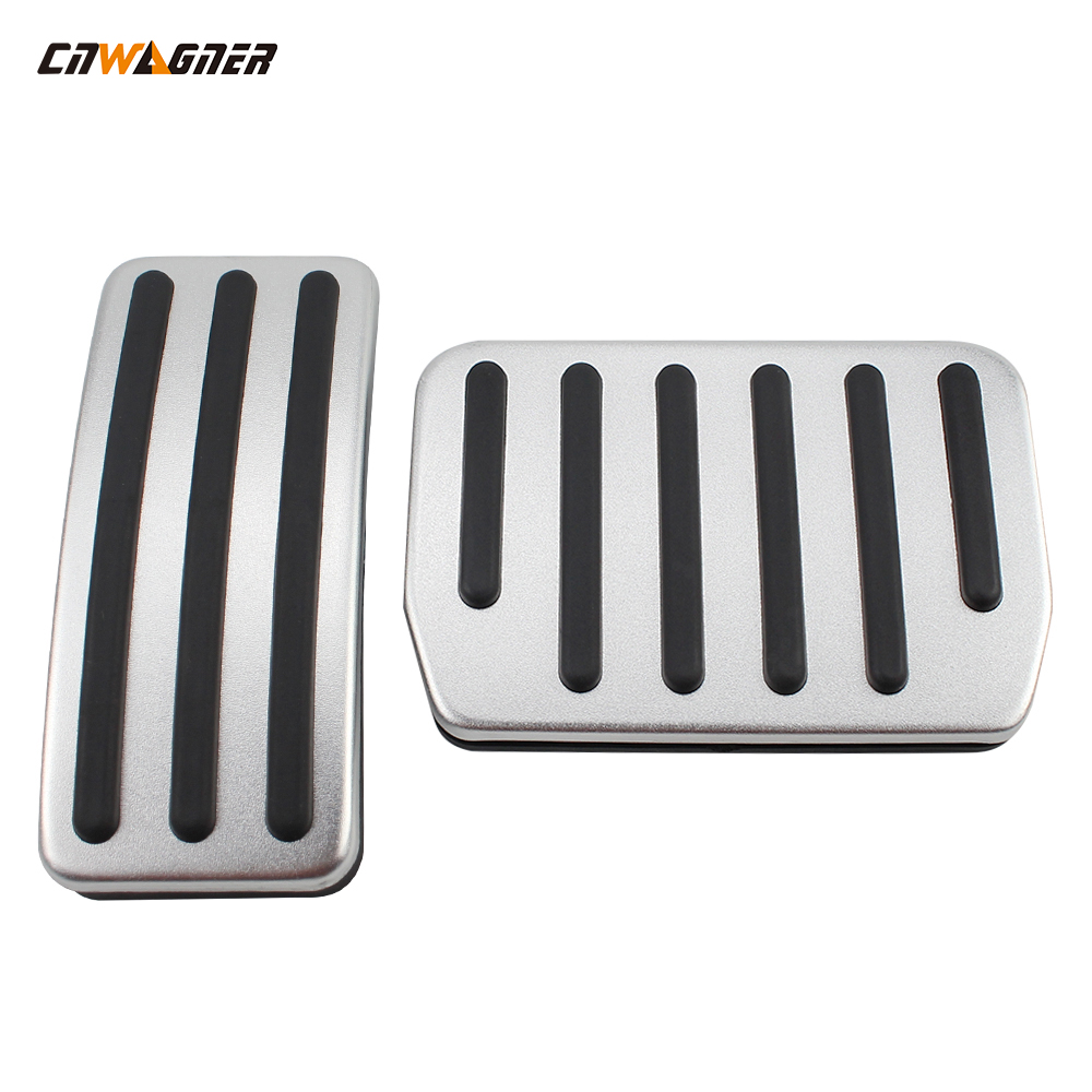 For Tesla Model 3 Aluminum Pedals Set Non-Slip Performance Foot Pedal Pads Covers Anti-Slip Accelerator Car Replacement