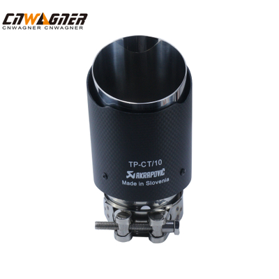CNWAGNER Tail Throat Silencer Stainless Steel Motorcycle Exhaust Muffler Single Out for Universal Motorcycle