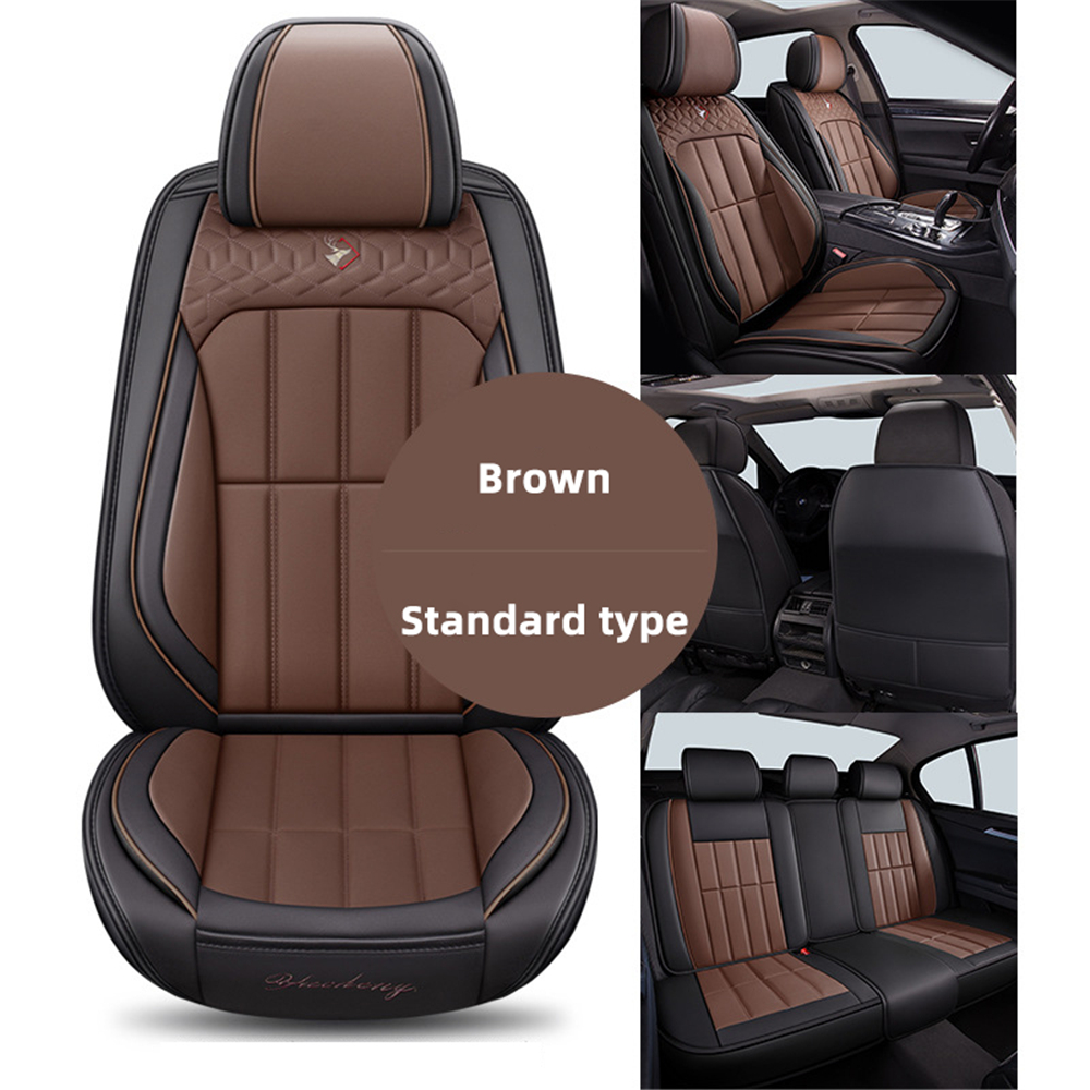 CNWAGNER Universal Fit Car Seat Protector For Five Seaters Factory Direct Faux Leather Cute Dersign Car Seat Cushion