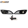 CNWAGNER Car High Quality Auto Fog Light Grille Grills for Ford Fiesta 13-16 Modified Lens Fog Lamp Grille Kit