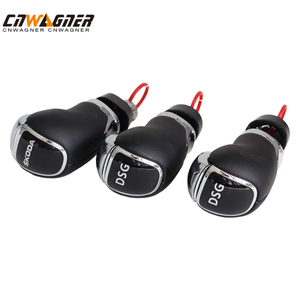 CNWAGNER Plastic Black Cover Leather Penis Gear Shift Knob for SKODA Automatic Catch