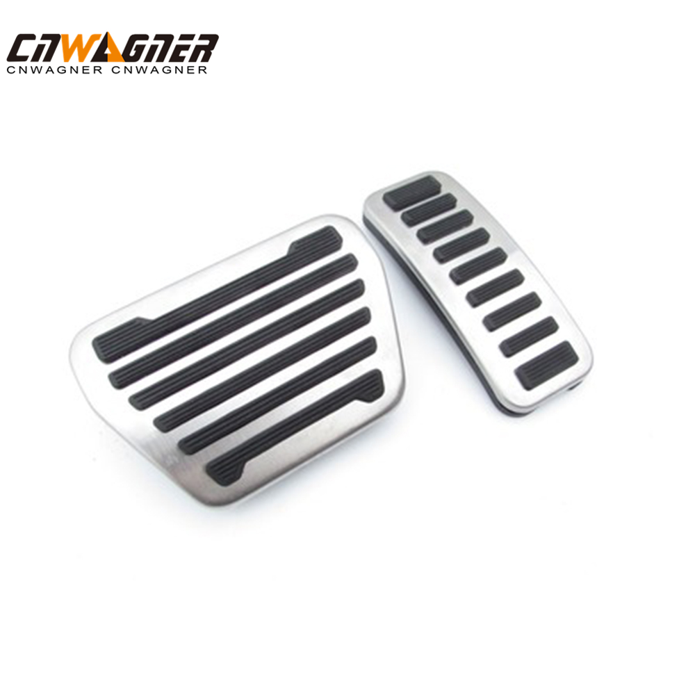 CNWAGNER Aluminum Accelerator Pad Cover Gas Brake And Clutch Pedal Pad for Land Rover Range Rover