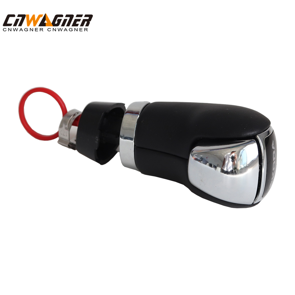 CNWAGNER Plastic Black Cover Leather Penis Gear Shift Knob for SKODA Automatic Catch