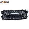 CNWAGNER Custom Glossy Black Car Grills Mesh Front Bumper Car Grille Mesh Front Car Grille Guard for Audi B8.5