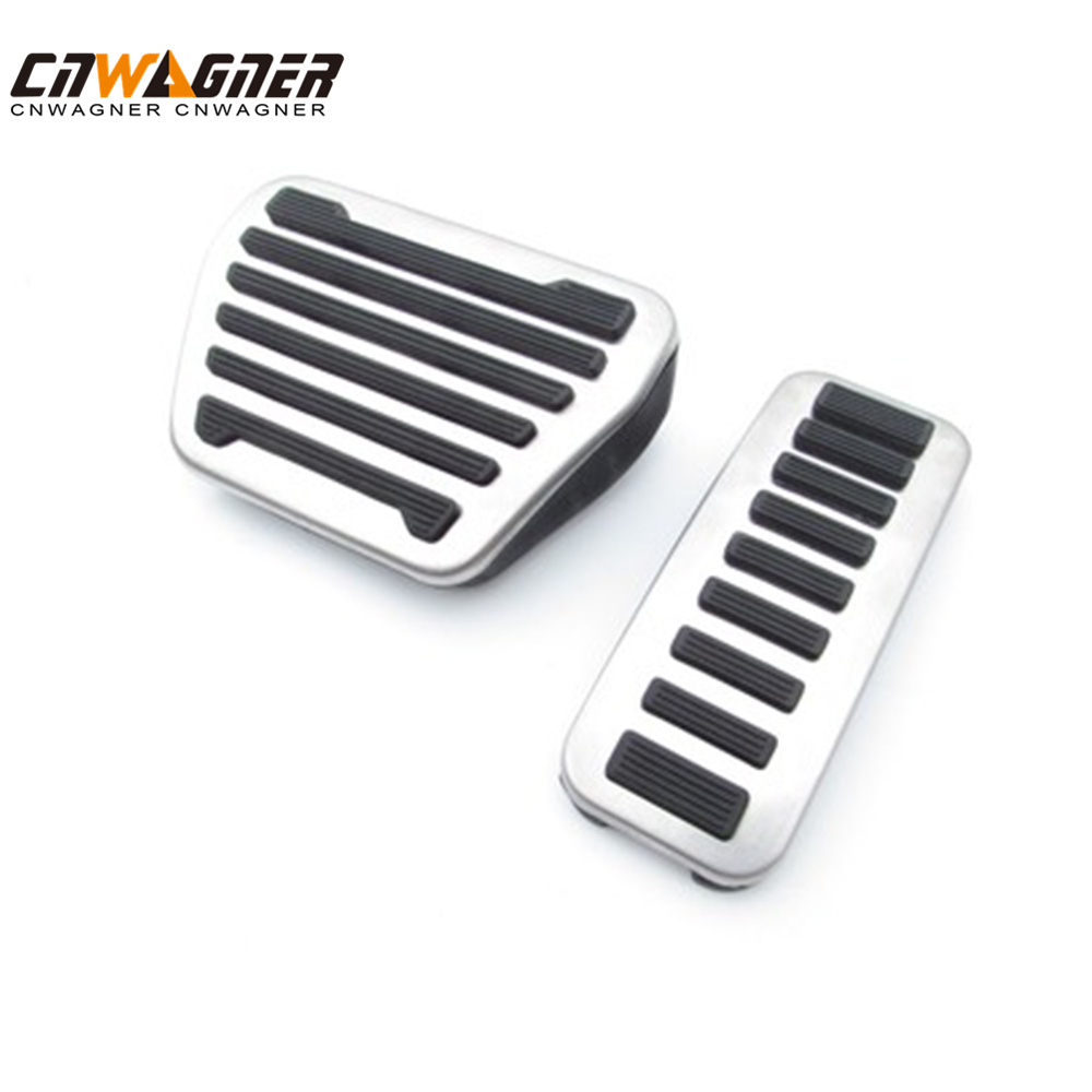 CNWAGNER Aluminum Accelerator Pad Cover Gas Brake And Clutch Pedal Pad for Land Rover Range Rover