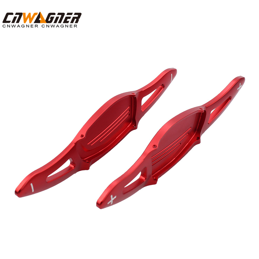 CNWAGNER Aluminum Car-styling Shift Paddle DSG Paddle Extension Red for Audi R8