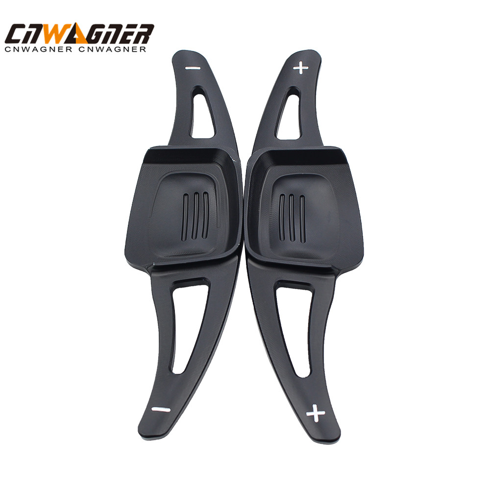 CNWAGNER Aluminum Car-styling Shift Paddle DSG Paddle Extension Black for Golf 7 Tiguan