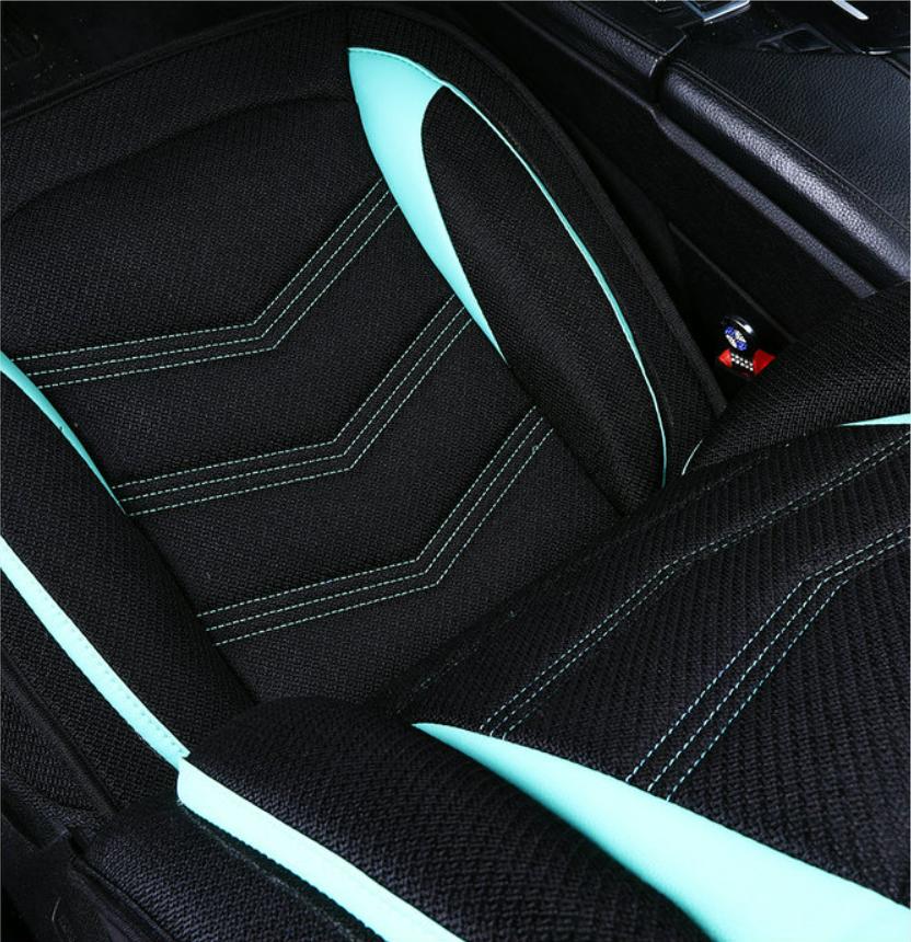 CNWAGNER Luxury Universal Leather Auto Car Seat Cover Full Seat Cover Cushion